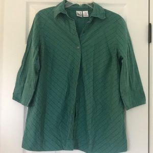 🍼duo Maternity Cutest Checkered Button Down🍼